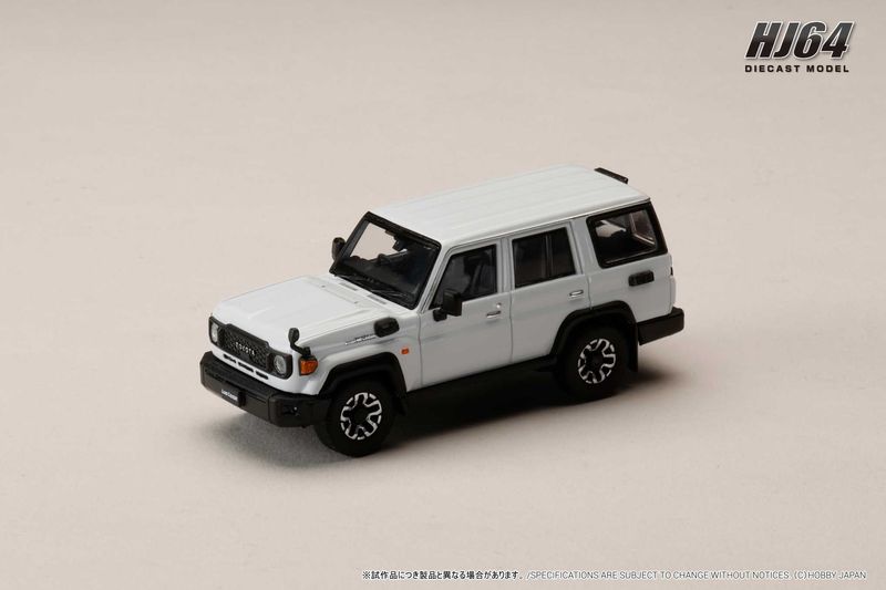 1:64 Hobby Japan - Toyota Land Cruiser 70 (GDJ76W), super white II 1:64 Hobby Japan - Toyota Land Cruiser 70 (GDJ76W), super white II