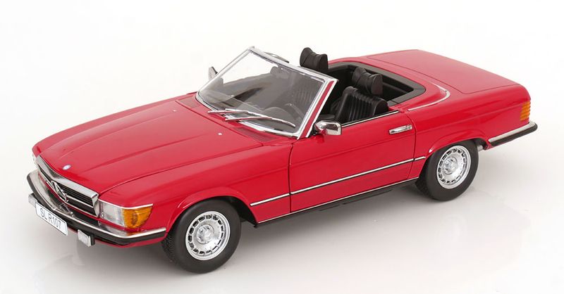 1:12 KK Scale - Mercedes 450 SL R107 EU-Version mit abnehmbarem Softtop 1985 rot 1:12 KK Scale - Mercedes 450 SL R107 EU-Version mit abnehmbarem Softtop 1985 rot