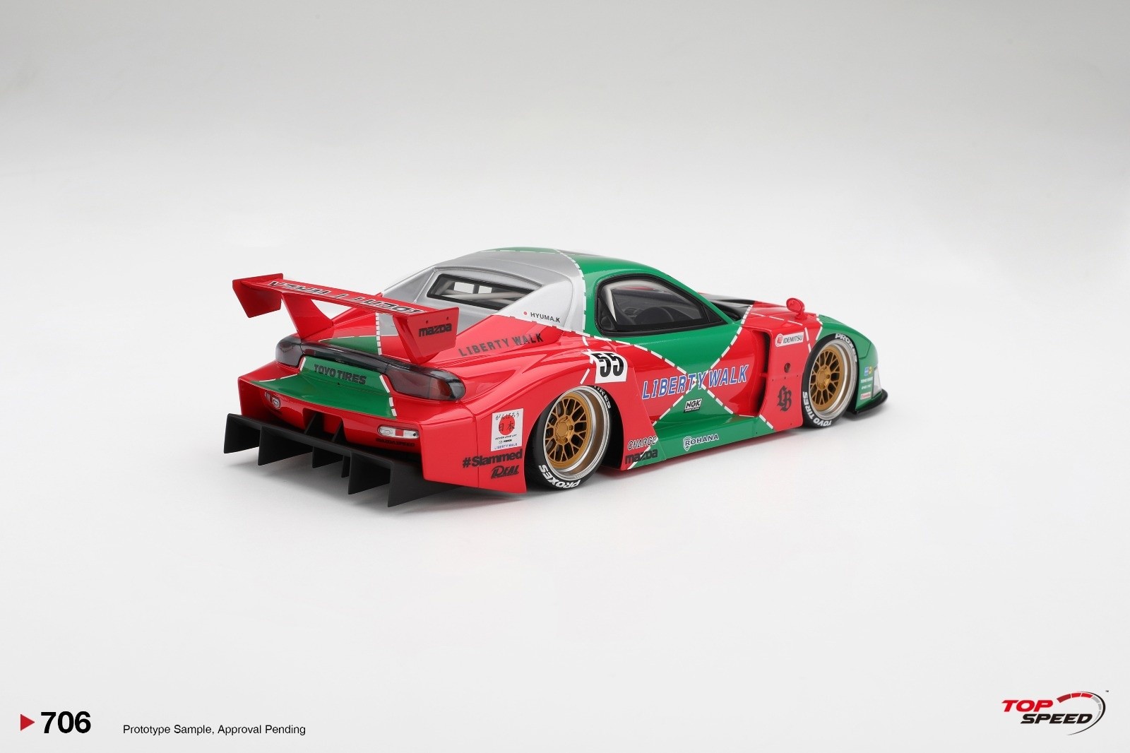 1:18 TSM - 2024 Mazda RX-7 (FD) LB-Super Silhouette 787