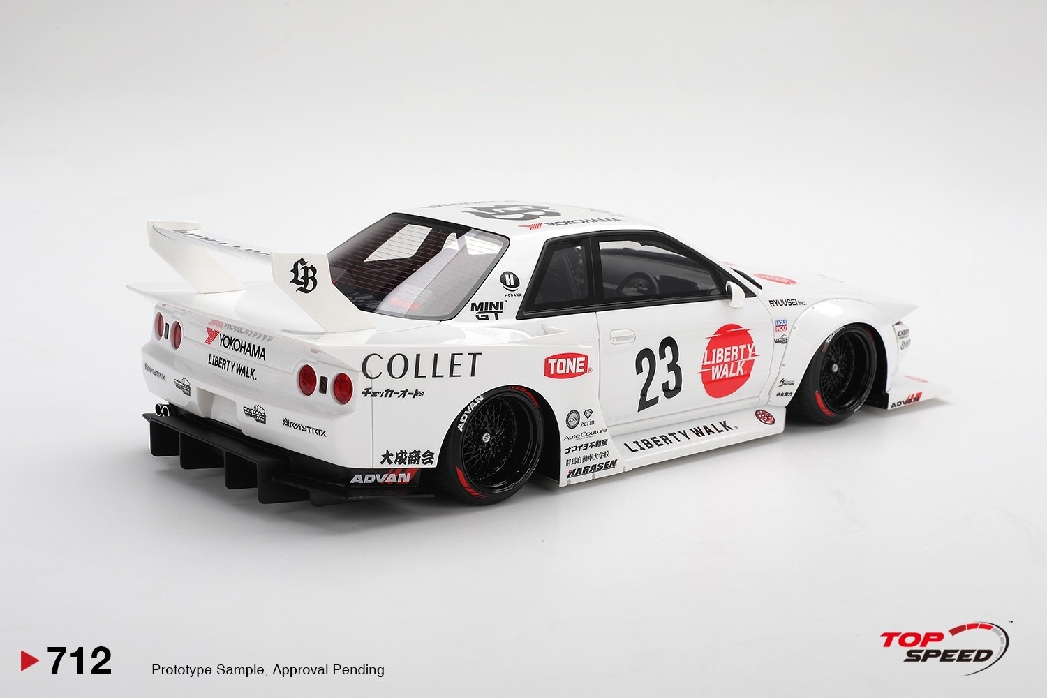 1:18 TSM - 2025 Nissan Skyline GTR (R32) Kaido Works LB-Hinomaru