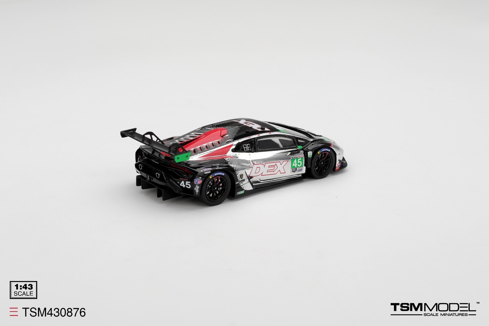1:43 TSM - 2025 Lamborghini Huracan GT3 EVO2 #45 Dex Wayne Taylor Racinig Daytona 24 hrs