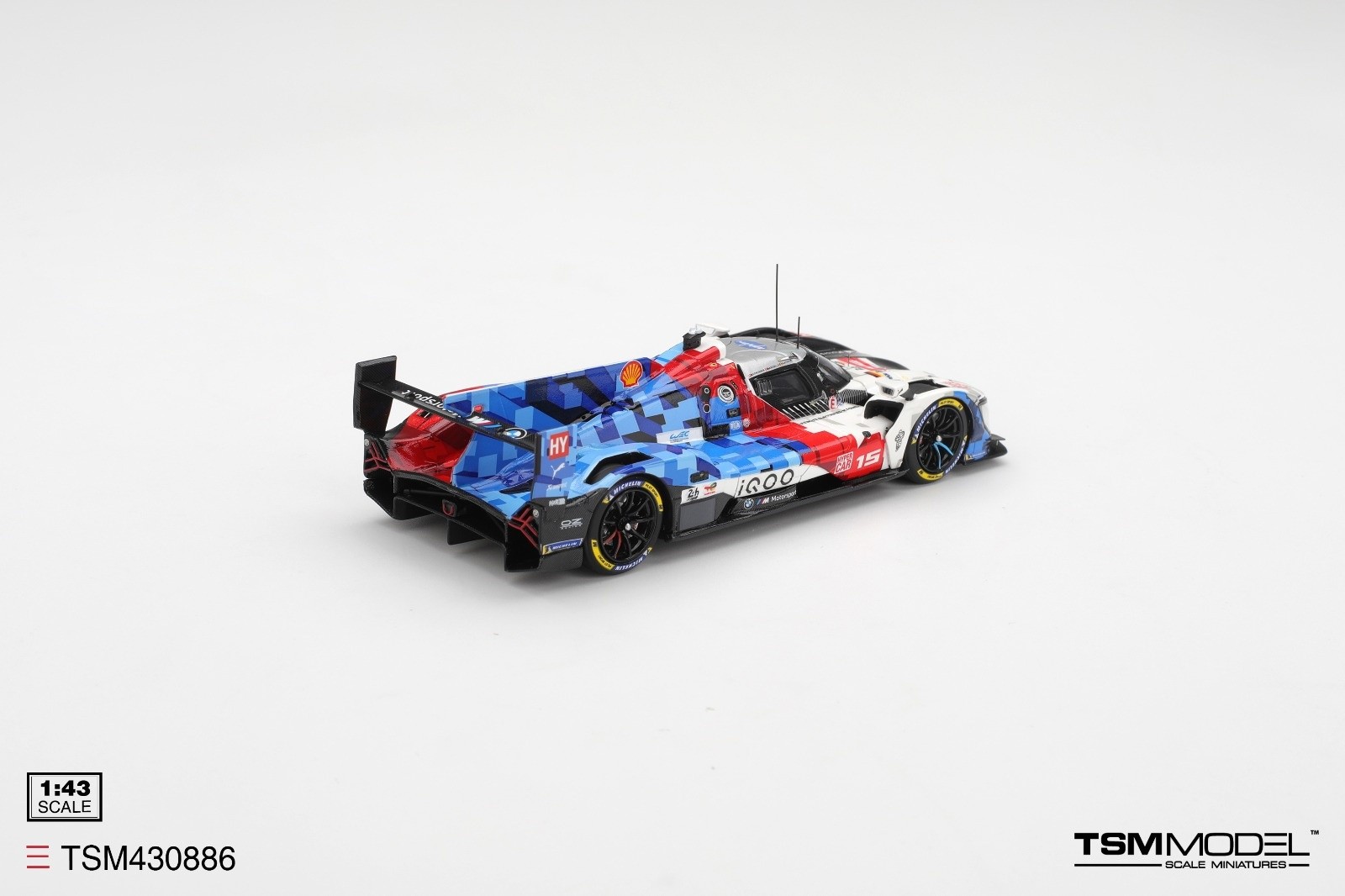 1:43 TSM - 2025 BMW M Hybrid V8 #15 BMW M Team WRT Le Mans 24 hrs