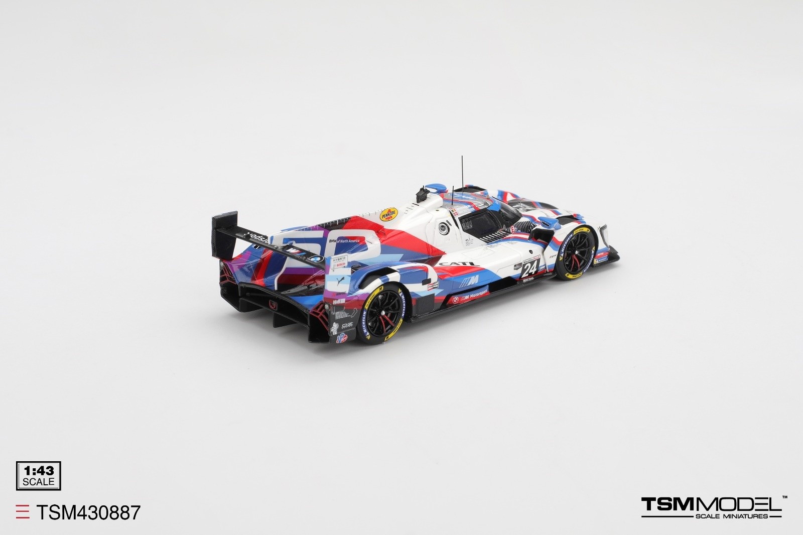 1:43 TSM - 2025 BMW M Hybrid V8 #24 BMW M Team RLL Sebring12 hrs