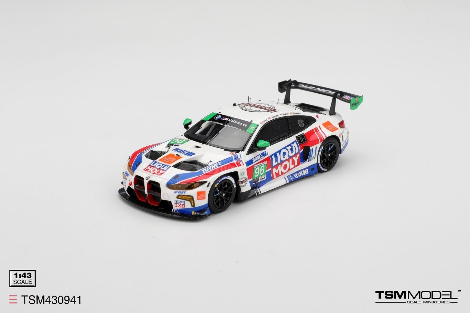 1:43 TSM - 2025 BMW M4 GT3 EVO #96 Turner Motorsport Daytona 24 hrs