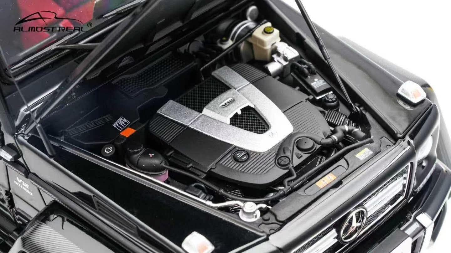 1:18 Almost Real - 2017 Mercedes Benz G Class G650 AMG (W463) Landaulet Maybach Semiconvertible Black