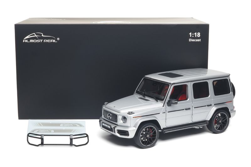 1:18 Almost Real - 2019 Mercedes Benz G Class G63 AMG (W463) V8 Biturbo Silver