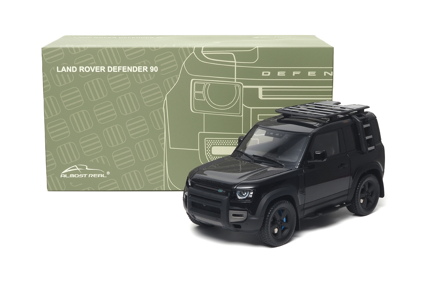 1:18 Almost Real - 2020 Land Rover New Defender 90 Black