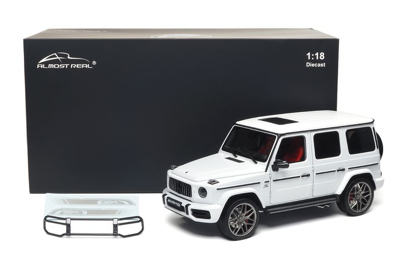 1:18 Almost Real - 2022 Mercedes Benz G Class G63 AMG (W463) V8 Biturbo Edition 55 White