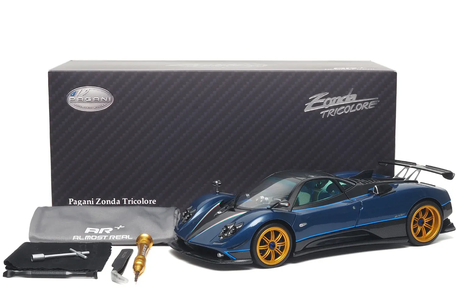 1:18 Almost Real - 2010 Pagani Zonda Tricolore Light Blue