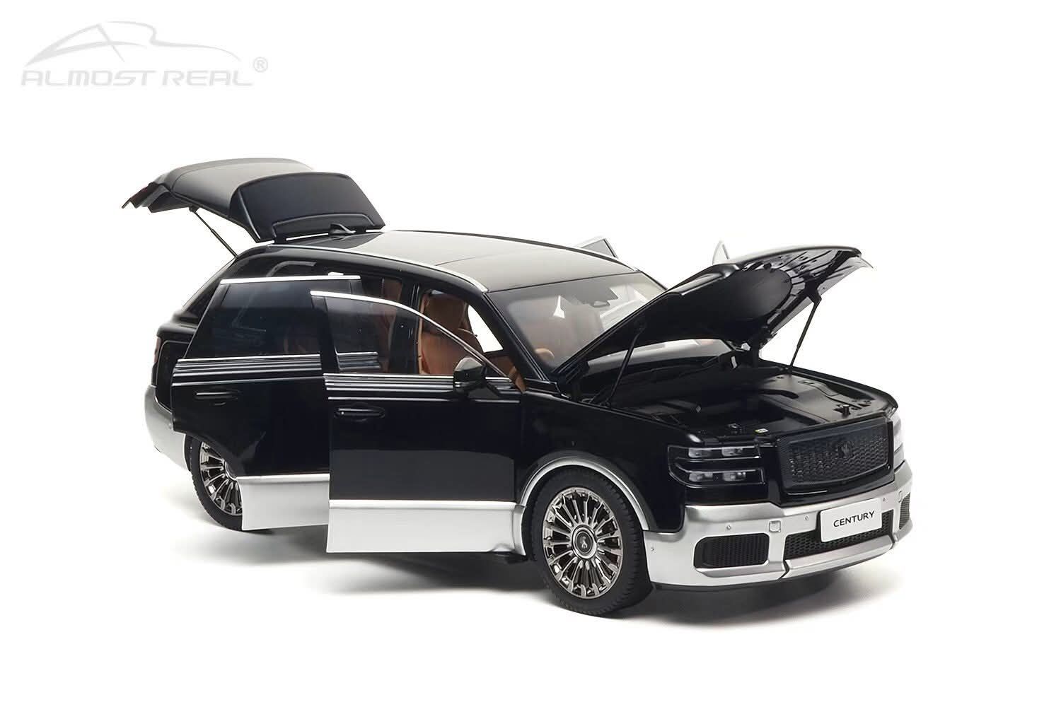 1:18 Almost Real - 2023 Toyota Century RHD Black Silver