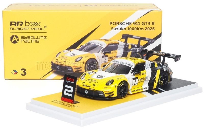1:64 Almost Real - Porsche 911 (992) GT3 R #7 2nd 1000km Suzuka 2025 K. Estre L. Vanthoor P. Pilet