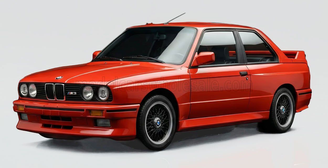 1:8 Ixo - 1987 BMW E30 M3 Red *Kompletter Bausatz/Full Kit*
