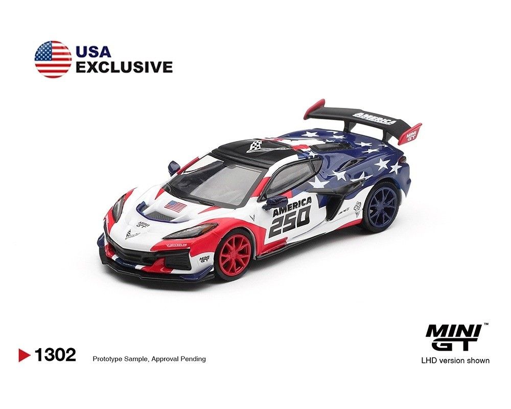 1:64 Mini GT - 2026 Chevrolet Corvette ZR1 *America 250* USA Exclusive