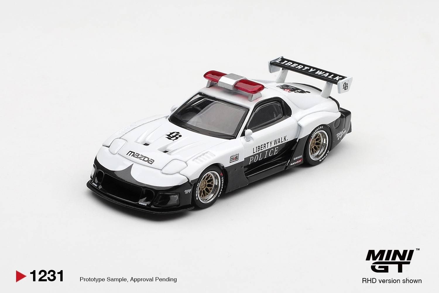 1:64 Mini GT - 1998 Mazda RX-7 LB-Super Silhouette Police