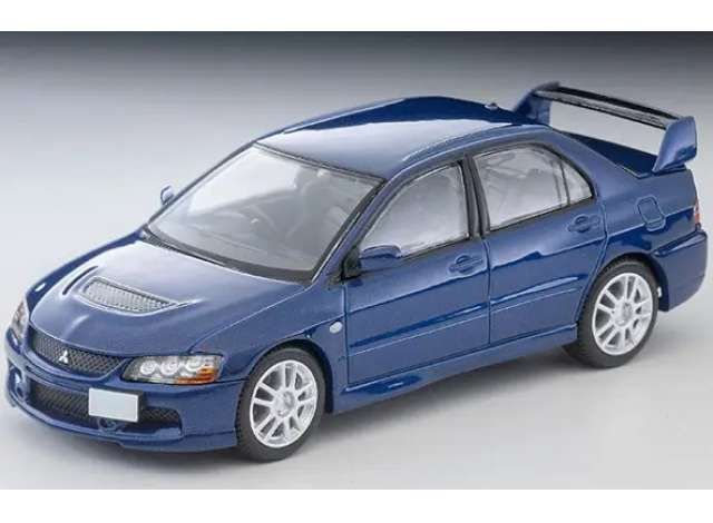 1:64 Tomica Limited Vintage - 2005 Mitsubishi Lancer Evolution IX GSR, blue 1:64 Tomica Limited Vintage - 2005 Mitsubishi Lancer Evolution IX GSR, blue
