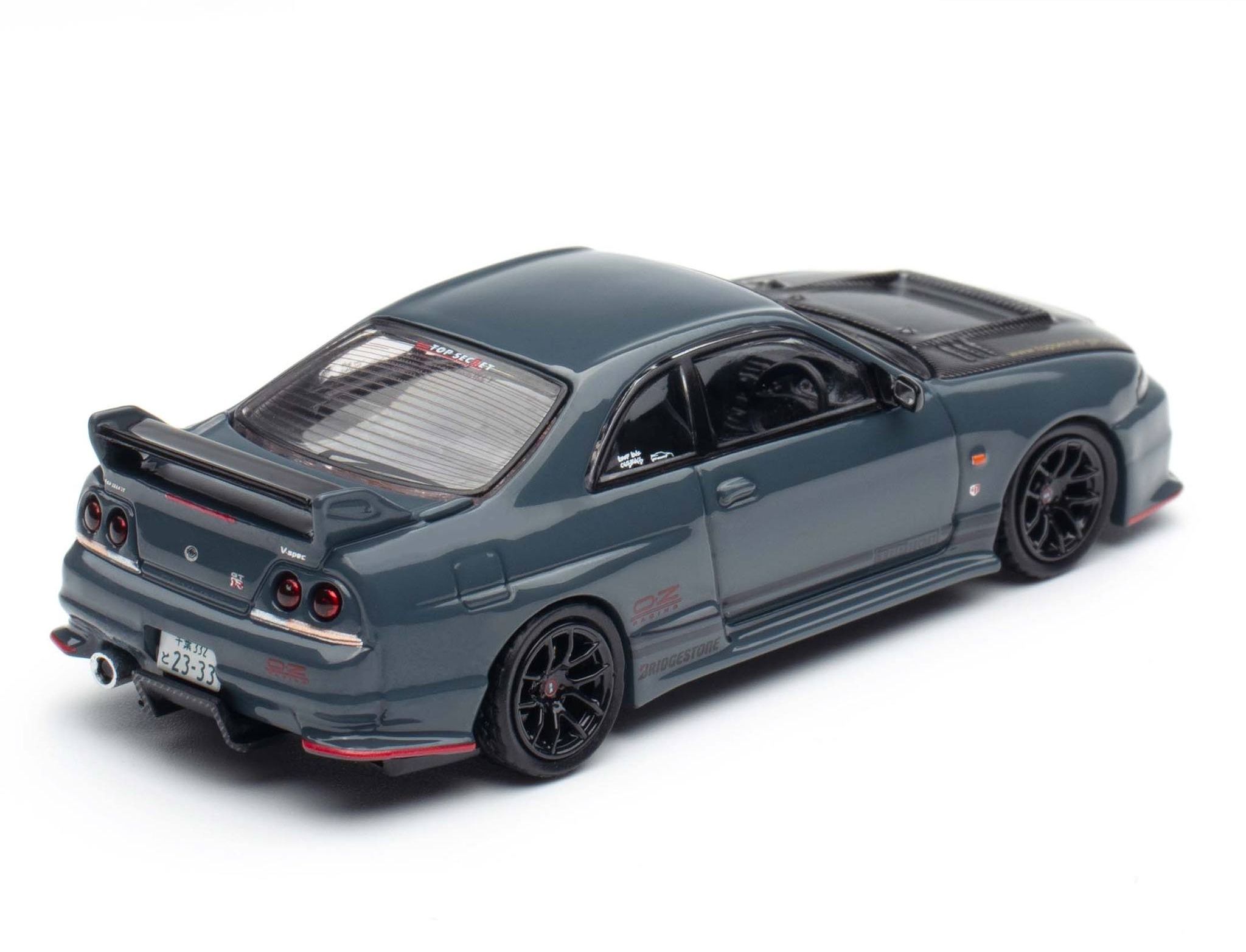 1:64 Inno64 - 2025 Top Secret Skyline GT-R BCNR33 Tokyo Auto Salon Hong Kong 2025, blue