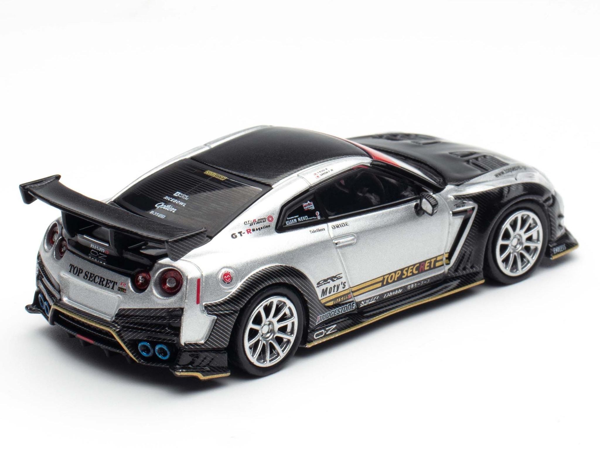 1:64 Inno64 - 2025 Top Secret GT-R R35 Tokyo Auto Salon Hong Kong 2025, grey