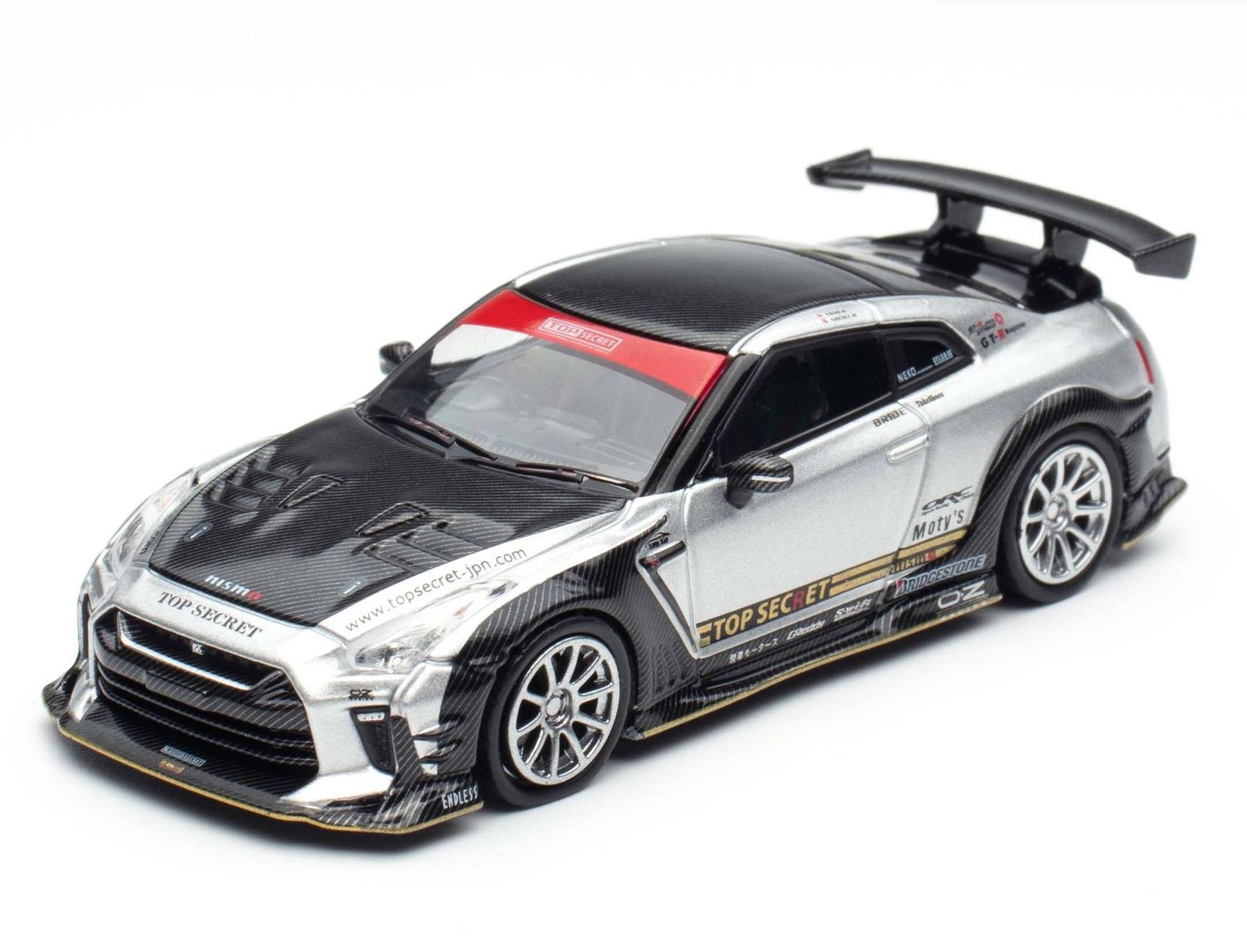 1:64 Inno64 - 2025 Top Secret GT-R R35 Tokyo Auto Salon Hong Kong 2025, grey