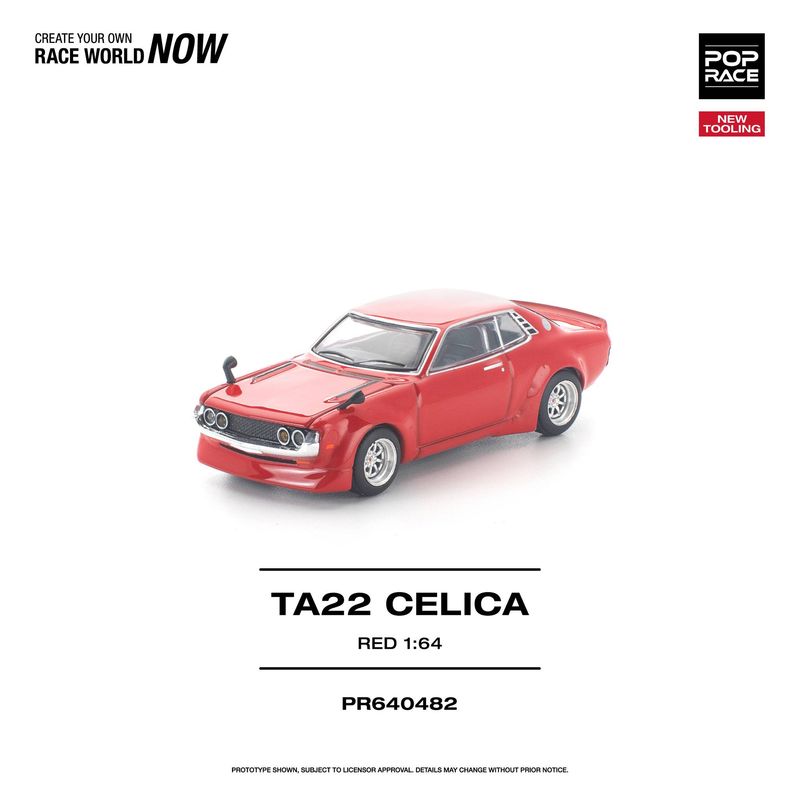1:64 Pop Race Limited - Toyota TA22 Celica, red 1:64 Pop Race Limited - Toyota TA22 Celica, red