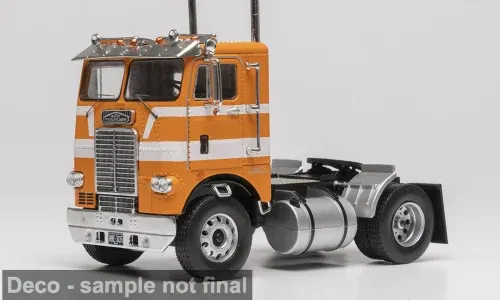 1:43 Ixo - Freightliner COE, orange, 1976
