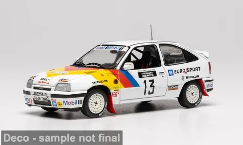1:43 Ixo - Opel Kadett E GSI - 1000 Lakes Rally 1989 #13 - S. Haider - F. Hinterleitner 1:43 Ixo - Opel Kadett E GSI - 1000 Lakes Rally 1989 #13 - S. Haider - F. Hinterleitner