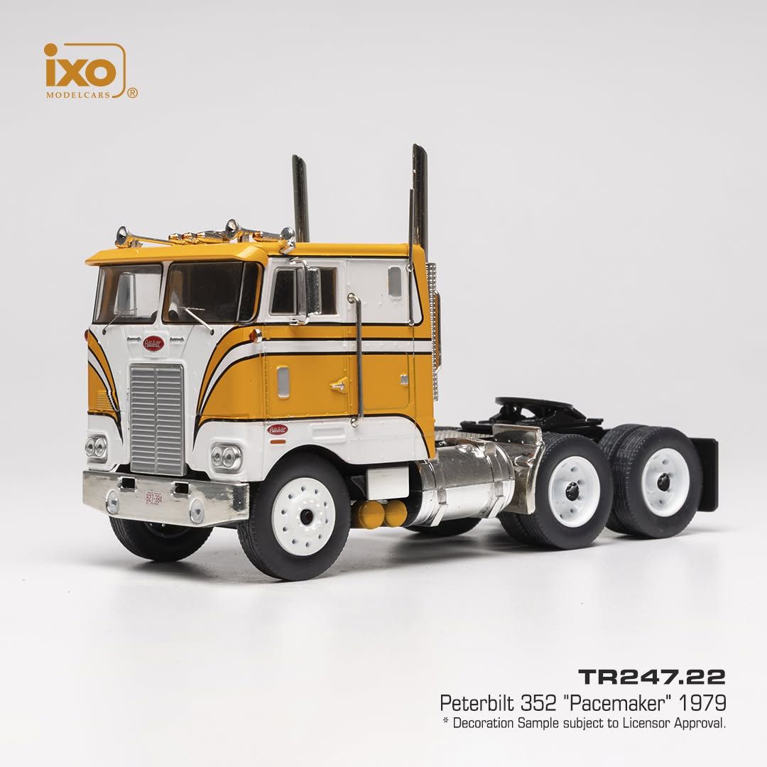 1:43 Ixo - Peterbilt 352 Pacemaker, weiss/gelb, 1979 1:43 Ixo - Peterbilt 352 Pacemaker, weiss/gelb, 1979