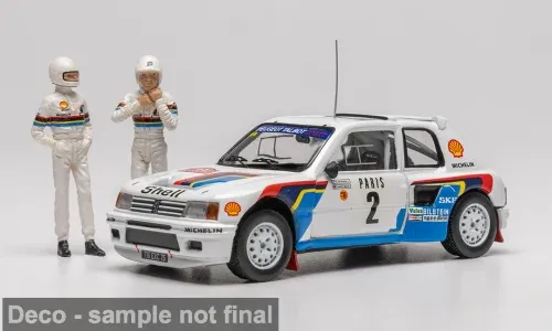 1:43 Ixo - Peugeot 205 Turbo 16 - Rally Monte Carlo 1985 #2 - A. Vatanen - T. Harryman