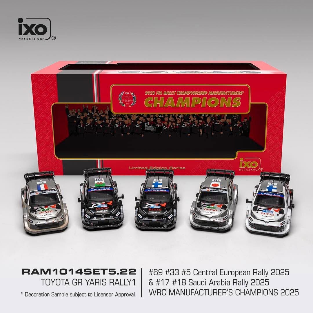 1:43 Ixo - Toyota GR Yaris Rally1, Rally Saudi Arabia, 2025 1:43 Ixo - Toyota GR Yaris Rally1, Rally Saudi Arabia, 2025