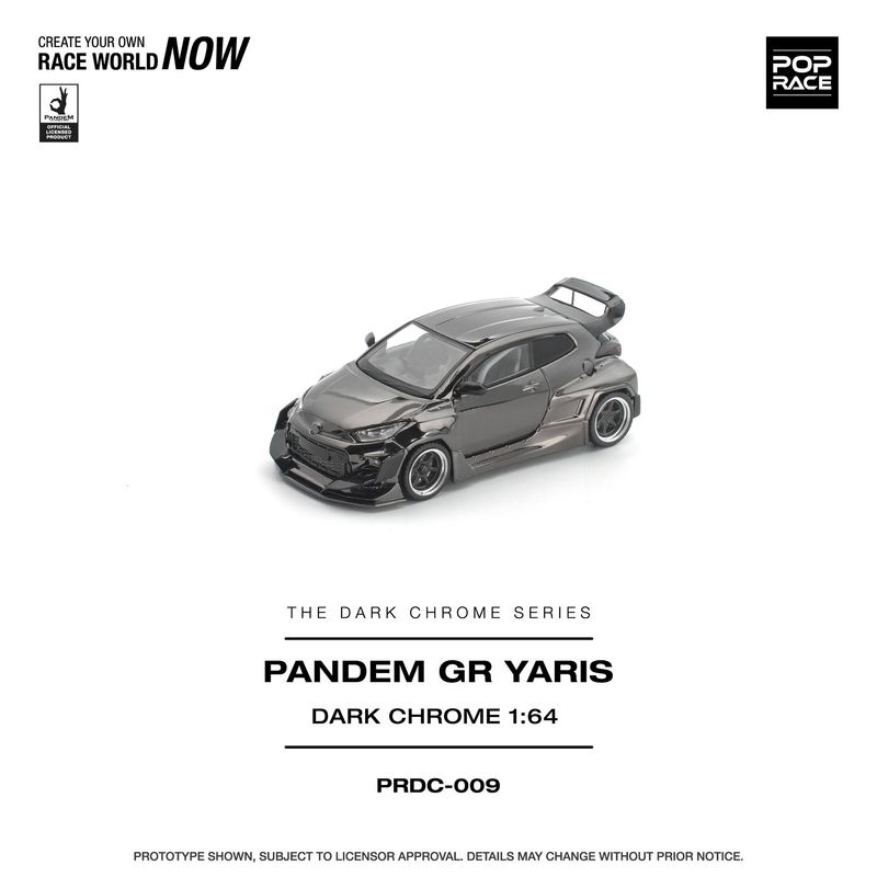 1:64 Pop Race Limited - Pandem GR Yaris *The Dark Chrome Series* 1:64 Pop Race Limited - Pandem GR Yaris *The Dark Chrome Series*
