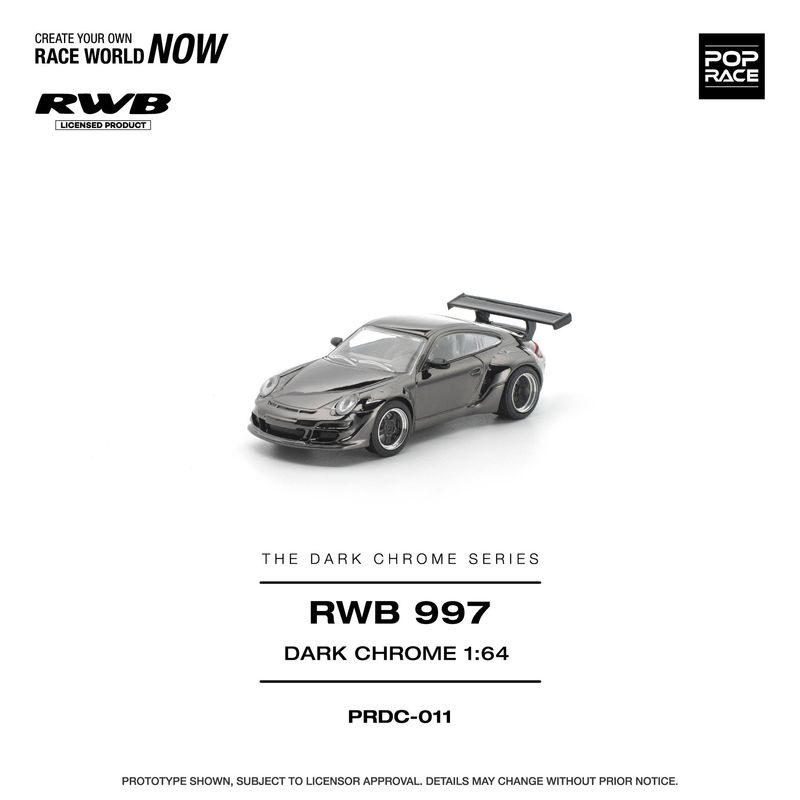 1:64 Pop Race Limited - RWB 997 *The Dark Chrome Series* 1:64 Pop Race Limited - RWB 997 *The Dark Chrome Series*