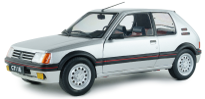 1:18 Solido - 1989 Peugeot 205 GTI 1,6L MK1 Gris Futura