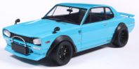 1:18 Solido - 1970 Nissan Skyline 2000 GT-R Hakosuka Liberty Walk Body Kit Blue