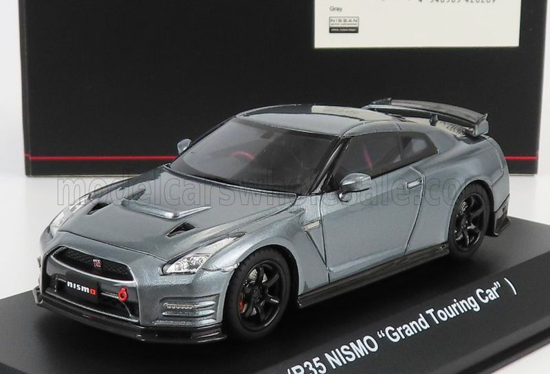 1:43 Kyosho - 2018 Nissan GT-R R35 Nismo Grand Touring Car Grey Metallic