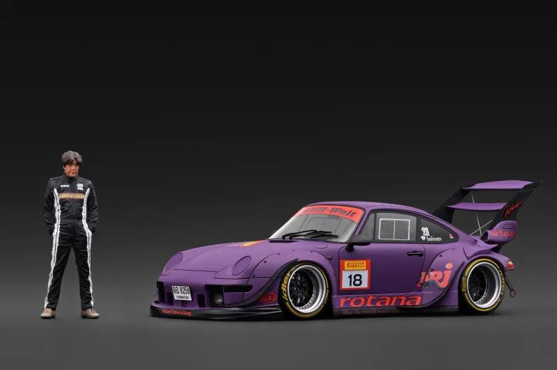 1:18 Ignition - RWB 993 with Mr. Nakai, matte purple