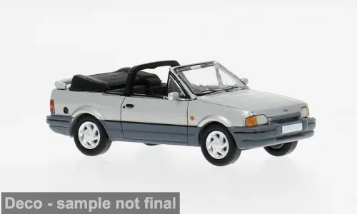 1:87 PCX87 - Ford Escort MK IV Cabriolet, silber/dunkelgrau, 1986