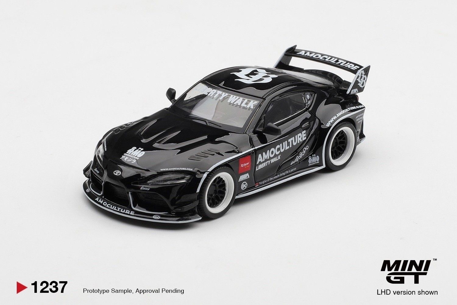 1:64 Mini GT - 2026 Toyota GR Supra LB Works Amoculture, black