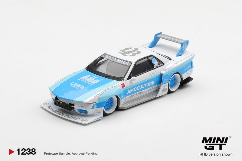 1:64 Mini GT - 2026 Nissan Skyline GTR (R32) LBWK Kaido Works Amoculture *Blister packaging*