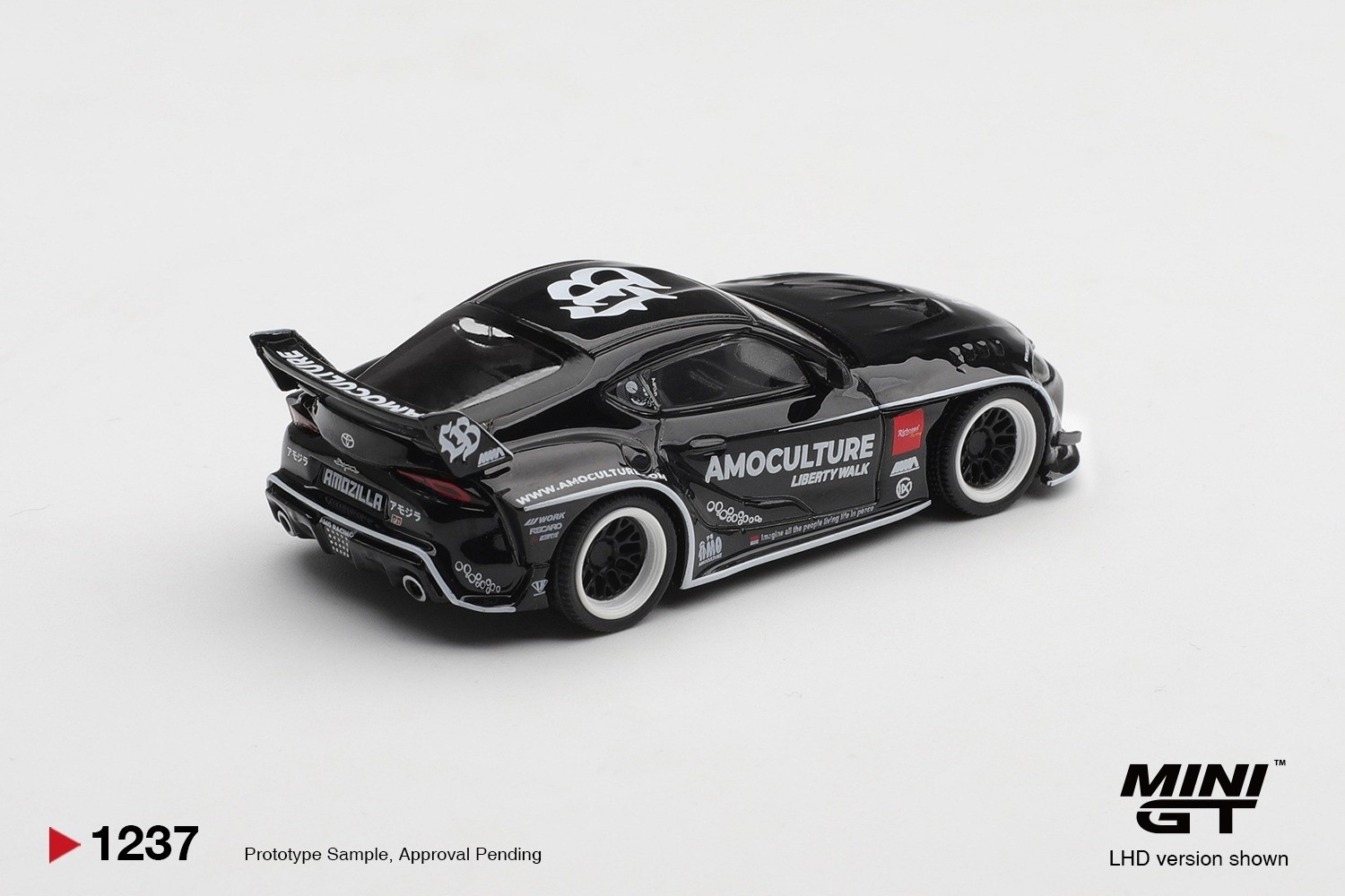 1:64 Mini GT - 2026 Toyota GR Supra LB Works Amoculture, black *Blister packaging*