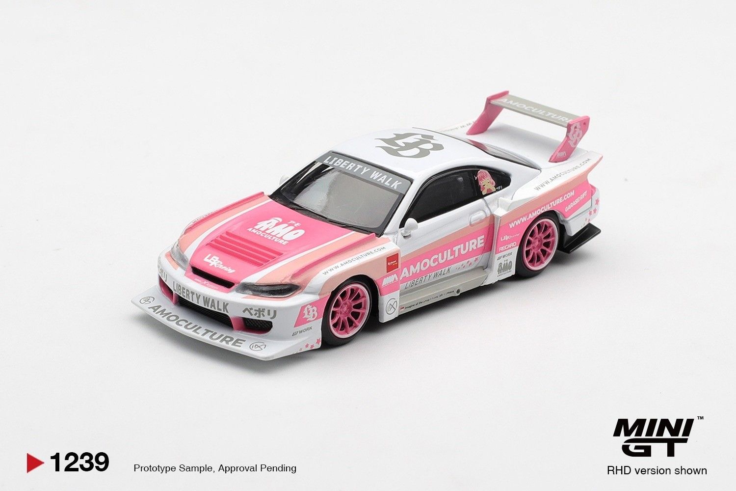 1:64 Mini GT - 2026 Nissan Silvia (S15) LB-Super Silhouette Amoculture *Blister packaging*