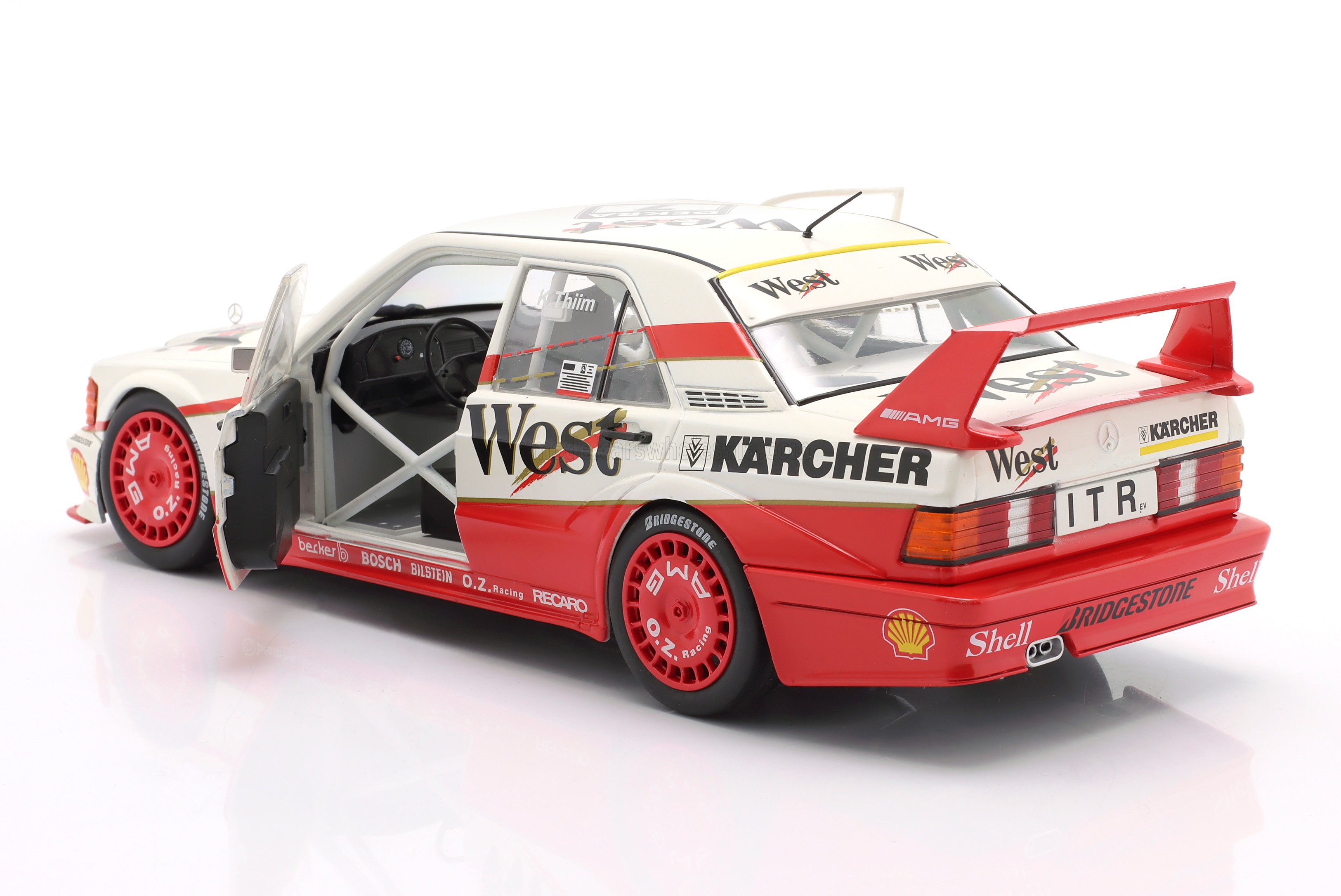 1:18 Werk83 - Mercedes-Benz 190E Evo II 2.5-16V #7 DTM Season 1991 K. Thiim