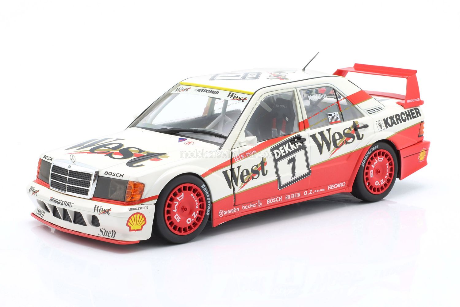 1:18 Werk83 - Mercedes-Benz 190E Evo II 2.5-16V #7 DTM Season 1991 K. Thiim