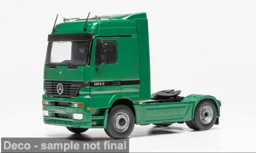 1:43 Ixo - Mercedes Actros MP1, grün, 1995 1:43 Ixo - Mercedes Actros MP1, grün, 1995