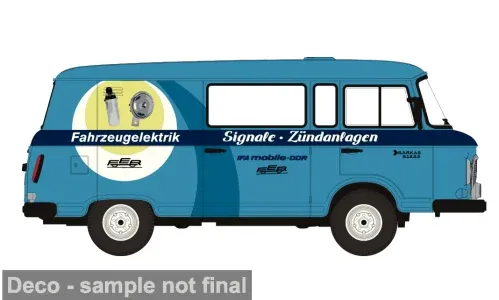 1:87 Brekina - Barkas B 1000 Halbbus, 1980, IFA Fahrzeugelektrik