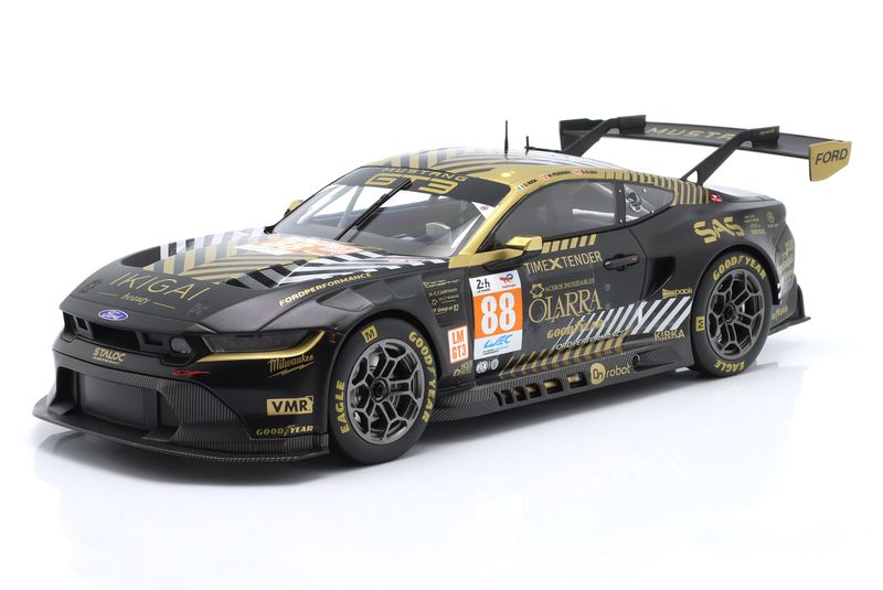 1:18 Ixo - Ford Mustang GT3 5.4L V8 #88 3rd LMGT3 Le Mans 2024 G. Roda - M. O. Pedersen - D. Olsen 1:18 Ixo - Ford Mustang GT3 5.4L V8 #88 3rd LMGT3 Le Mans 2024 G. Roda - M. O. Pedersen - D. Olsen