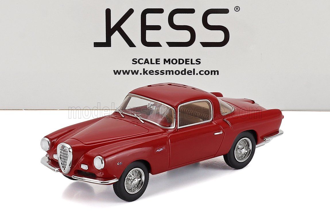 1:43 Kess Model - 1957 Alfa Romeo SZ 1900 Ghia SS sn02189 Aigle Lugano Coupe Red