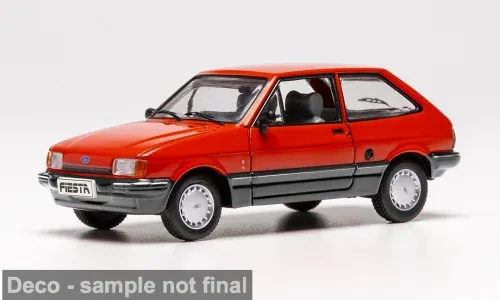 1:43 Ixo - Ford Fiesta MK II, rot, 1984 1:43 Ixo - Ford Fiesta MK II, rot, 1984