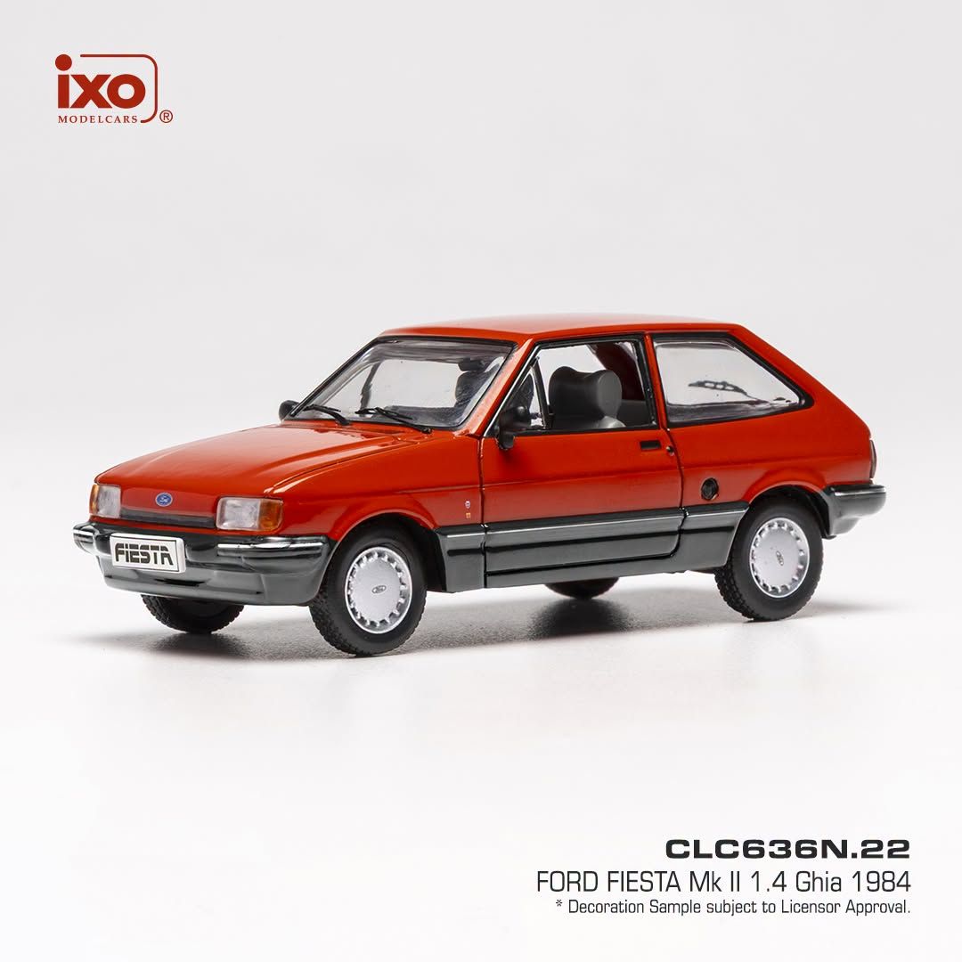 1:43 Ixo - Ford Fiesta MK II, rot, 1984