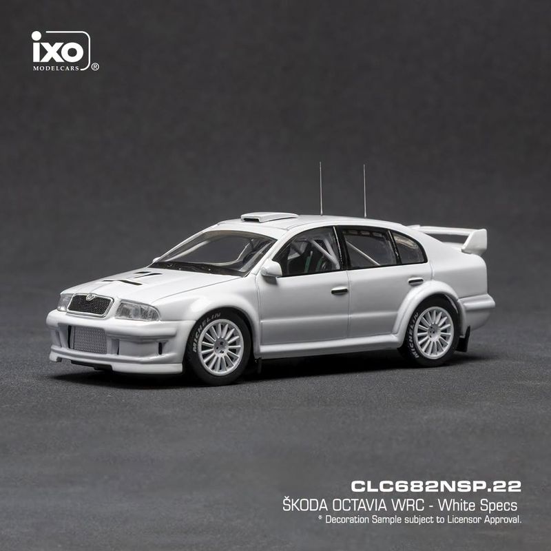 1:43 Ixo - Skoda Octavia WRC, weiss, 2001 1:43 Ixo - Skoda Octavia WRC, weiss, 2001