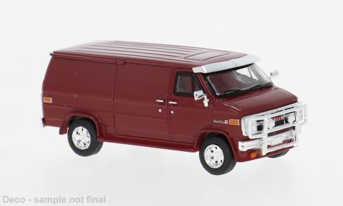 1:87 Brekina - GMC Vandura, dunkelrot, 1983