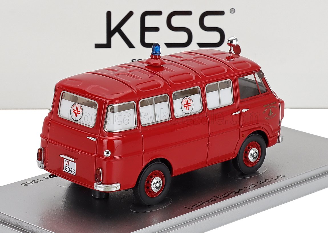 1:43 Kess Model - Alfa Romeo F-12 Vigili del Fuoco Ambulanza Fire Engine Ambulance